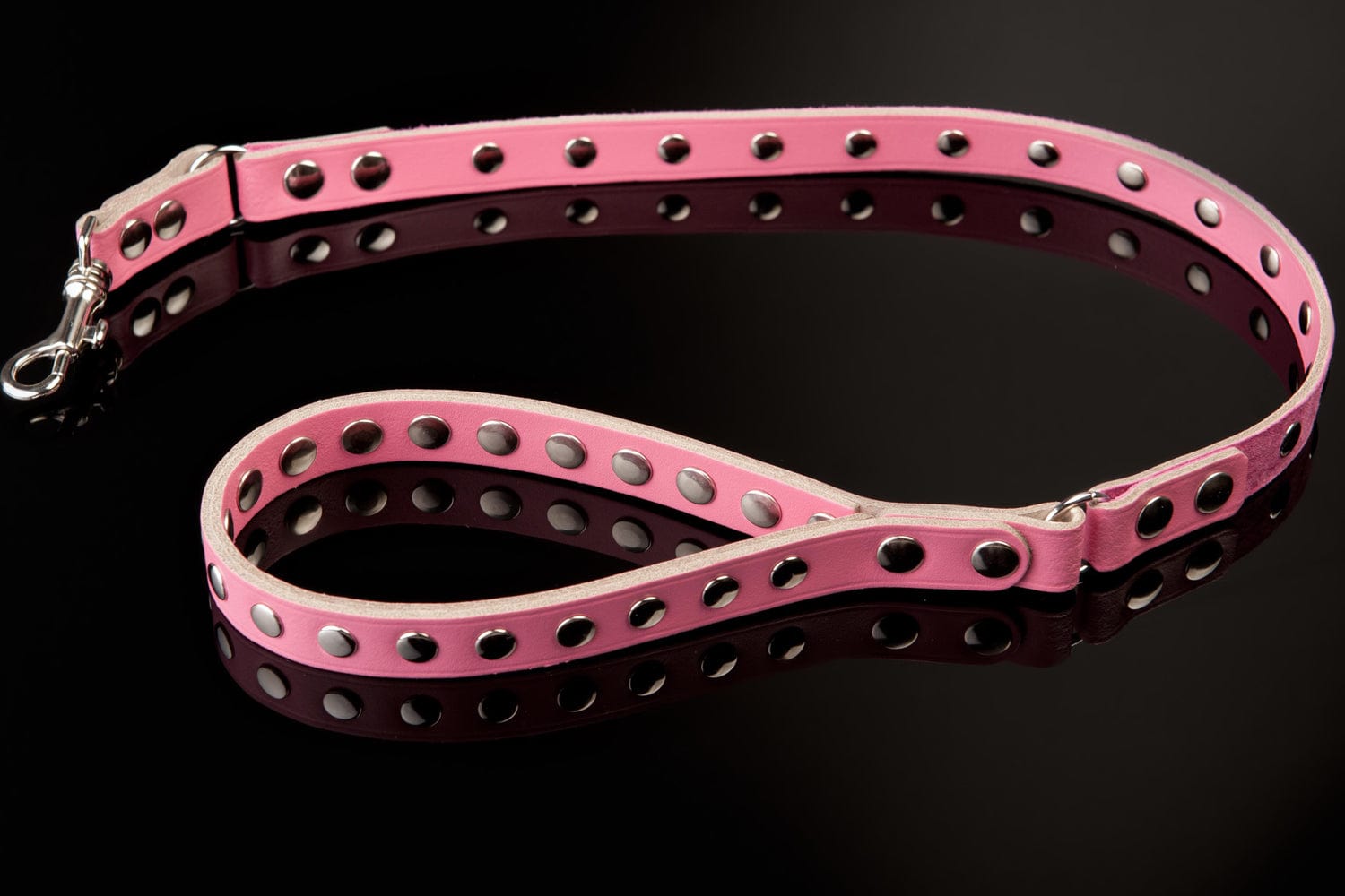 Deluxe Leather Studded Bdsm Lead DISCONTINUED - Sh! Women's Store
