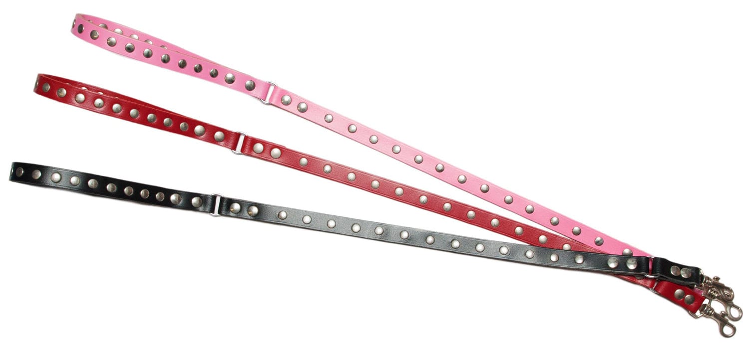 Deluxe Leather Studded Bdsm Lead DISCONTINUED - Sh! Women's Store