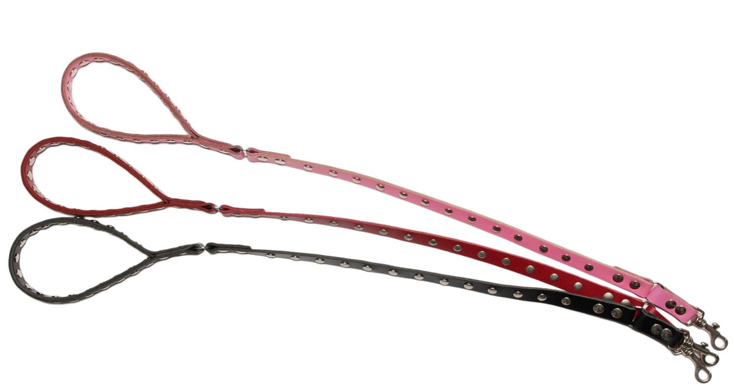 Deluxe Leather Studded Bdsm Lead DISCONTINUED - Sh! Women's Store
