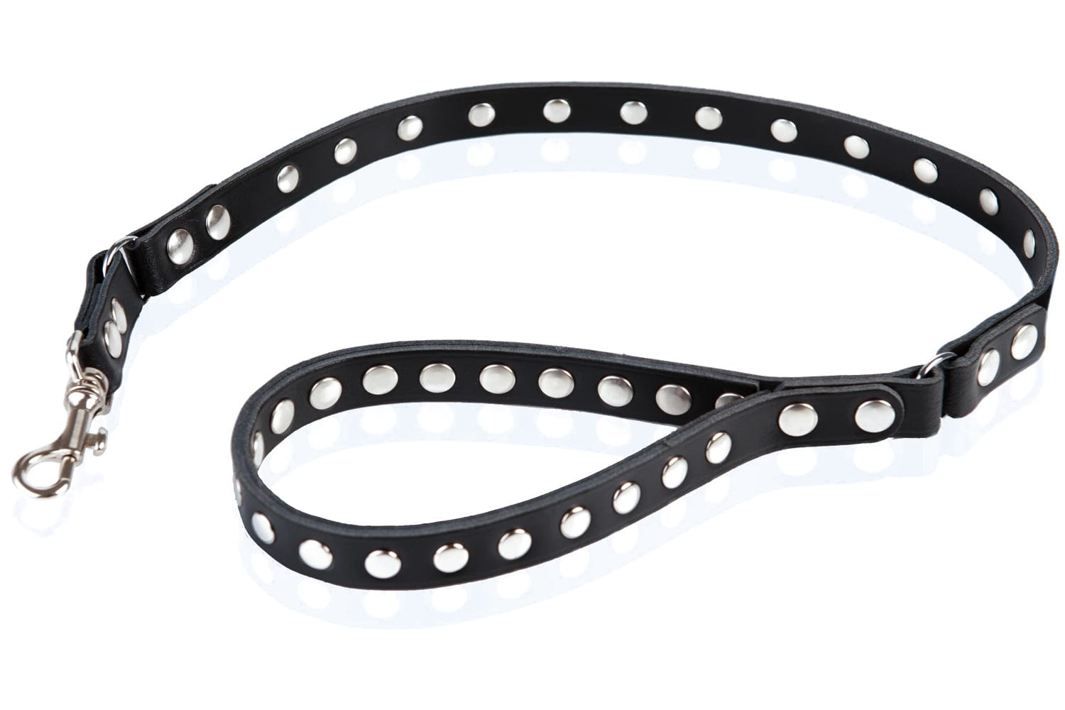Deluxe Leather Studded Bdsm Lead DISCONTINUED - Sh! Women's Store