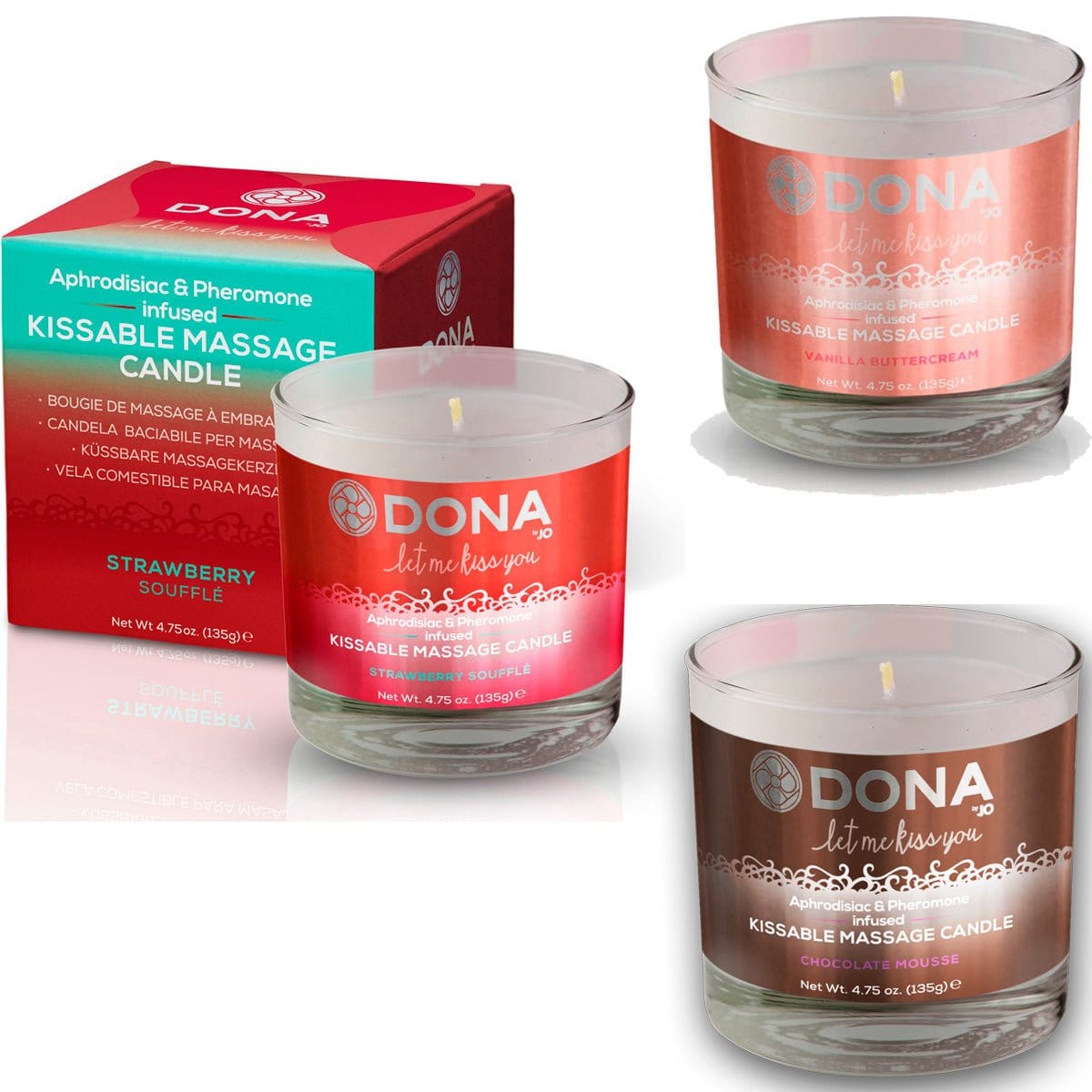 Dona Kissable Candle - Discontinued - Sh! Women's Store