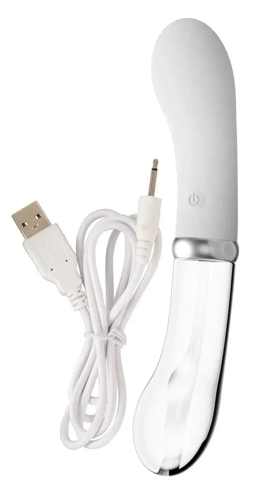 Double G - Spot Glass & Silicone Vibrator - Sh! Women's Store