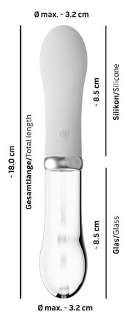 Double G - Spot Glass & Silicone Vibrator - Sh! Women's Store