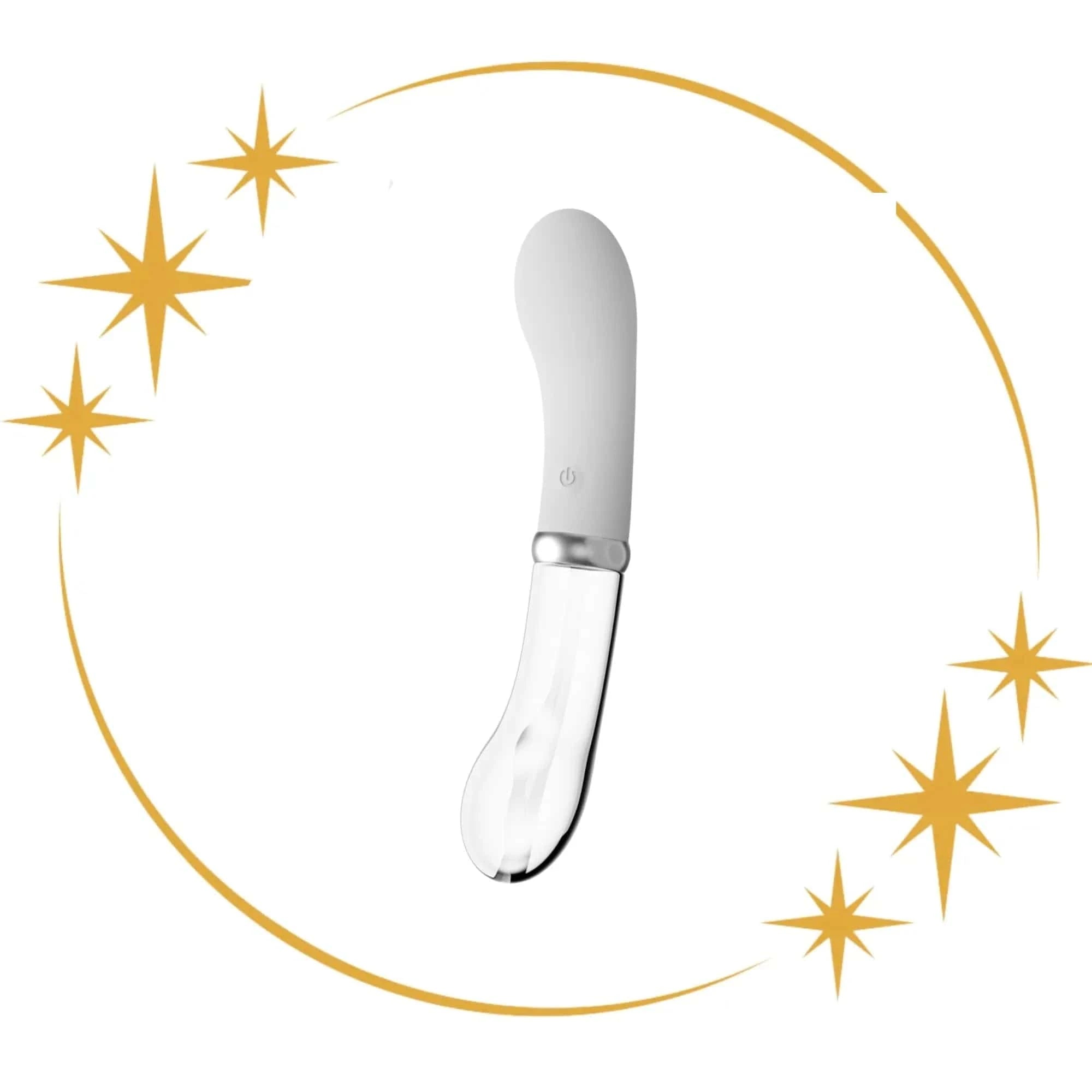 Double G - Spot Glass & Silicone Vibrator - Sh! Women's Store