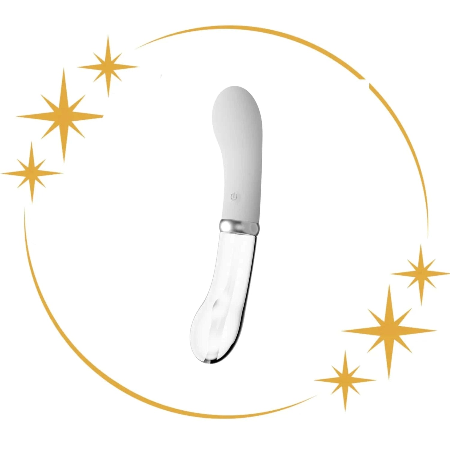Double G - Spot Glass & Silicone Vibrator - Sh! Women's Store
