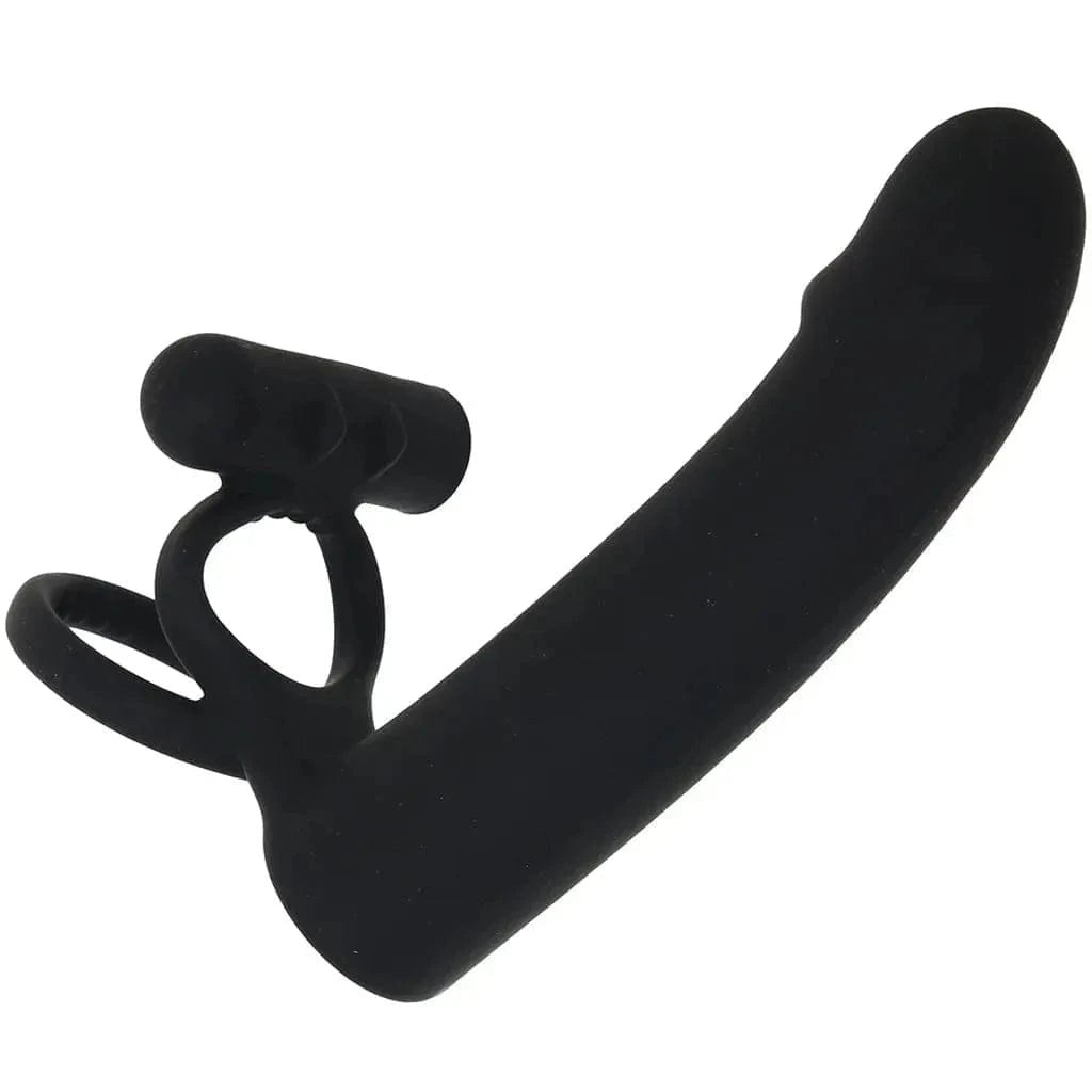 Double Penetration Vibrating Dildo & Cock Ring - Sh! Women's Store