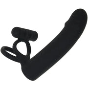 Double Penetration Vibrating Dildo & Cock Ring - Sh! Women's Store