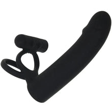 Double Penetration Vibrating Dildo & Cock Ring - Sh! Women's Store