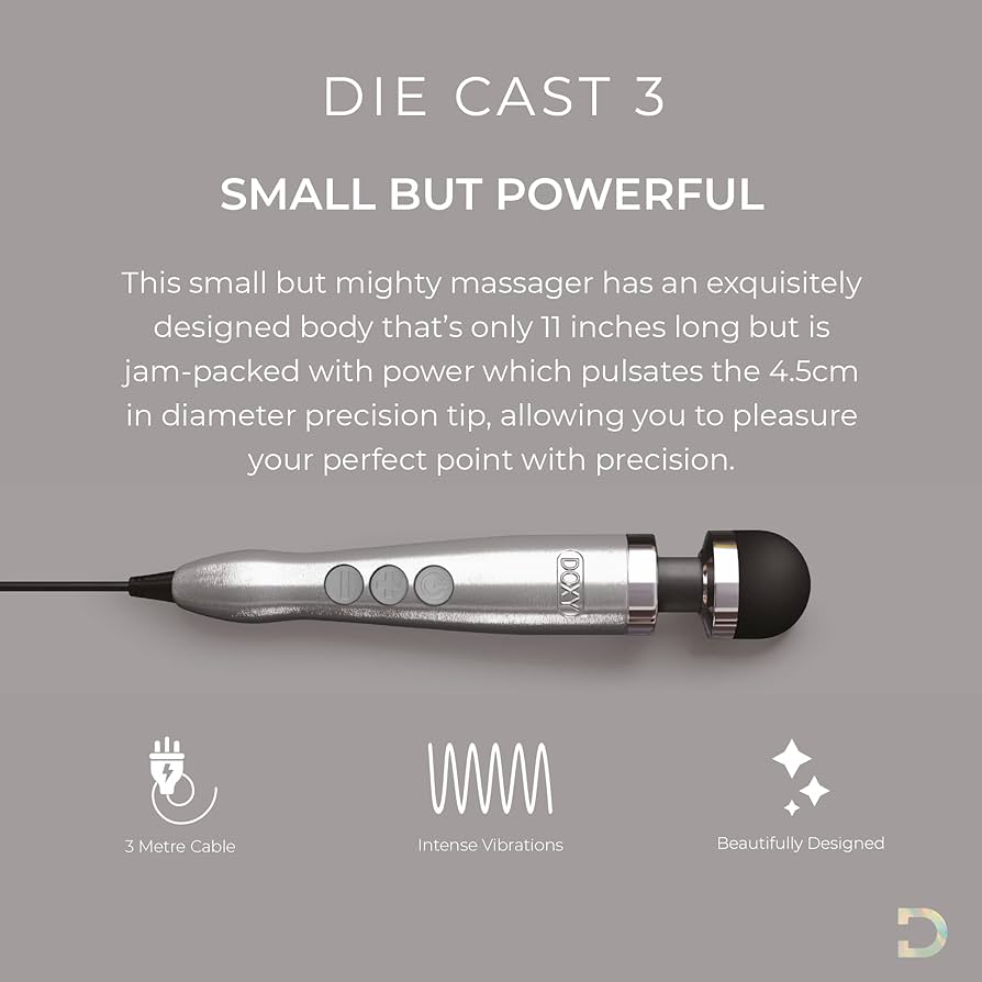 Doxy Die Cast 3 Compact Powerful Wand - Sh! Women's Store