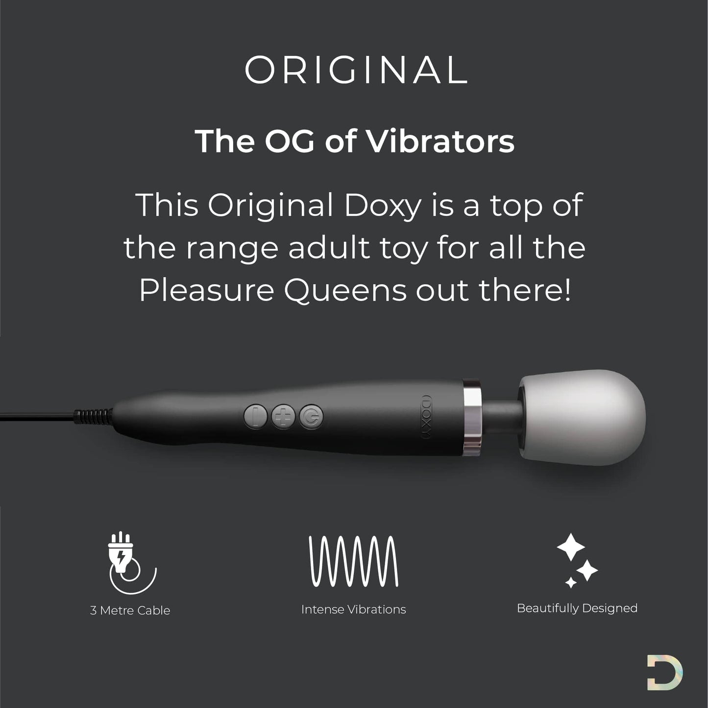 Doxy Original Plug - In Wand Massager - Sh! Women's Store