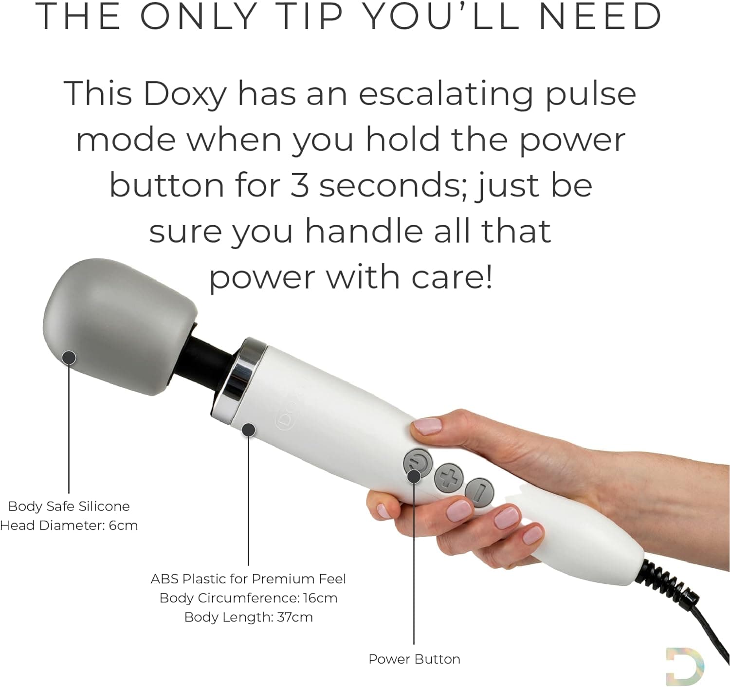 Doxy Original Plug - In Wand Massager - Sh! Women's Store