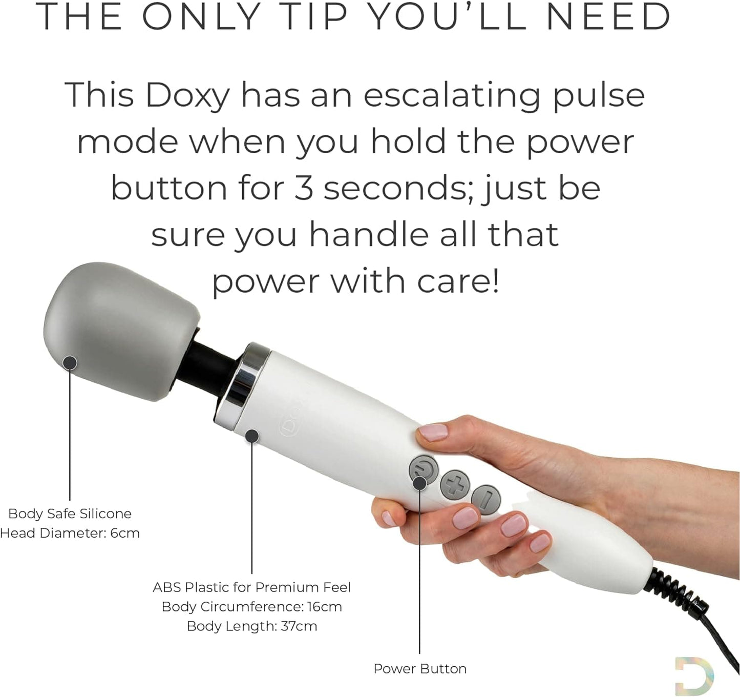 Doxy Original Plug - In Wand Massager - Sh! Women's Store
