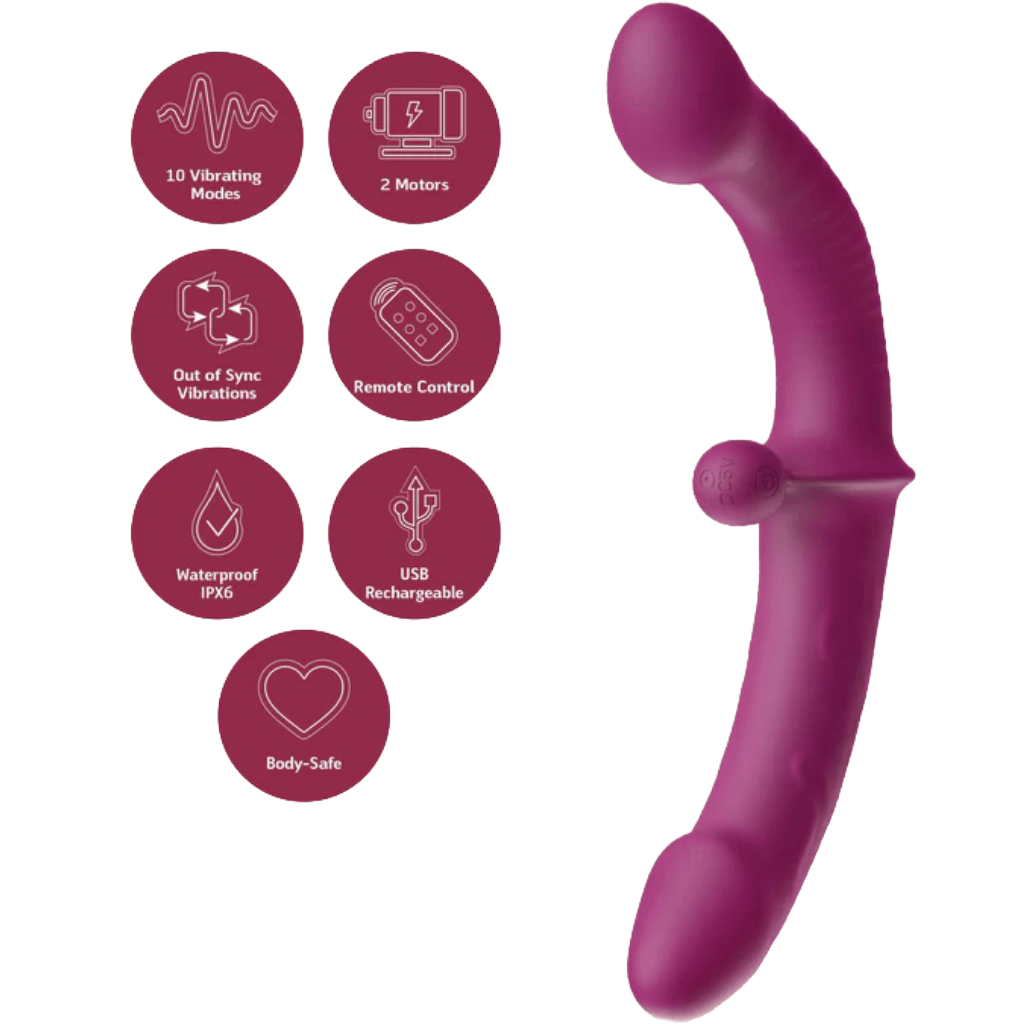 Dual-Sided G-Spot Vibe with Remote Control - Sh! Women's Store
