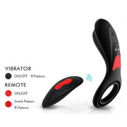 Duo Cock & Balls Vibrating Ring *Discontinued* - Sh! Women's Store