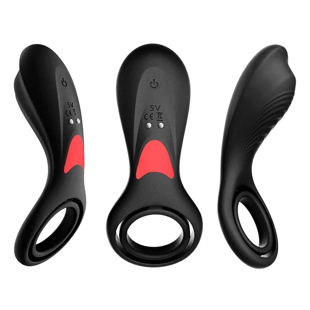 Duo Cock & Balls Vibrating Ring *Discontinued* - Sh! Women's Store