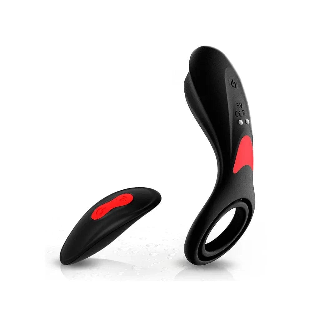 Duo Cock & Balls Vibrating Ring *Discontinued* - Sh! Women's Store