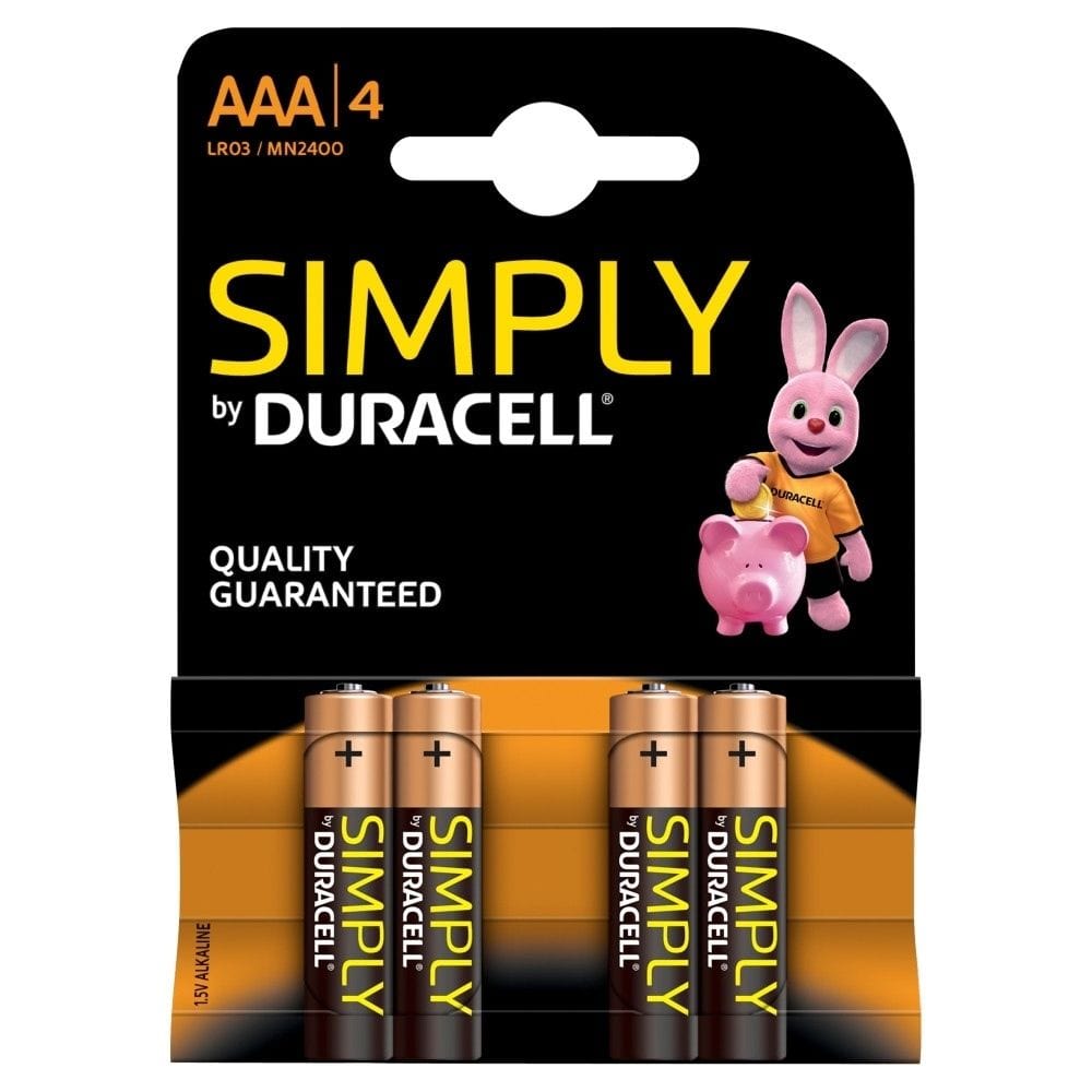 Duracell AAA x 4 DISCONTINUED - Sh! Women's Store