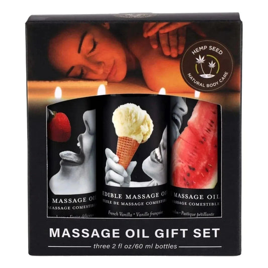 Earthly Body Edible Massage Oil Gift Set Box - Sh! Women's Store