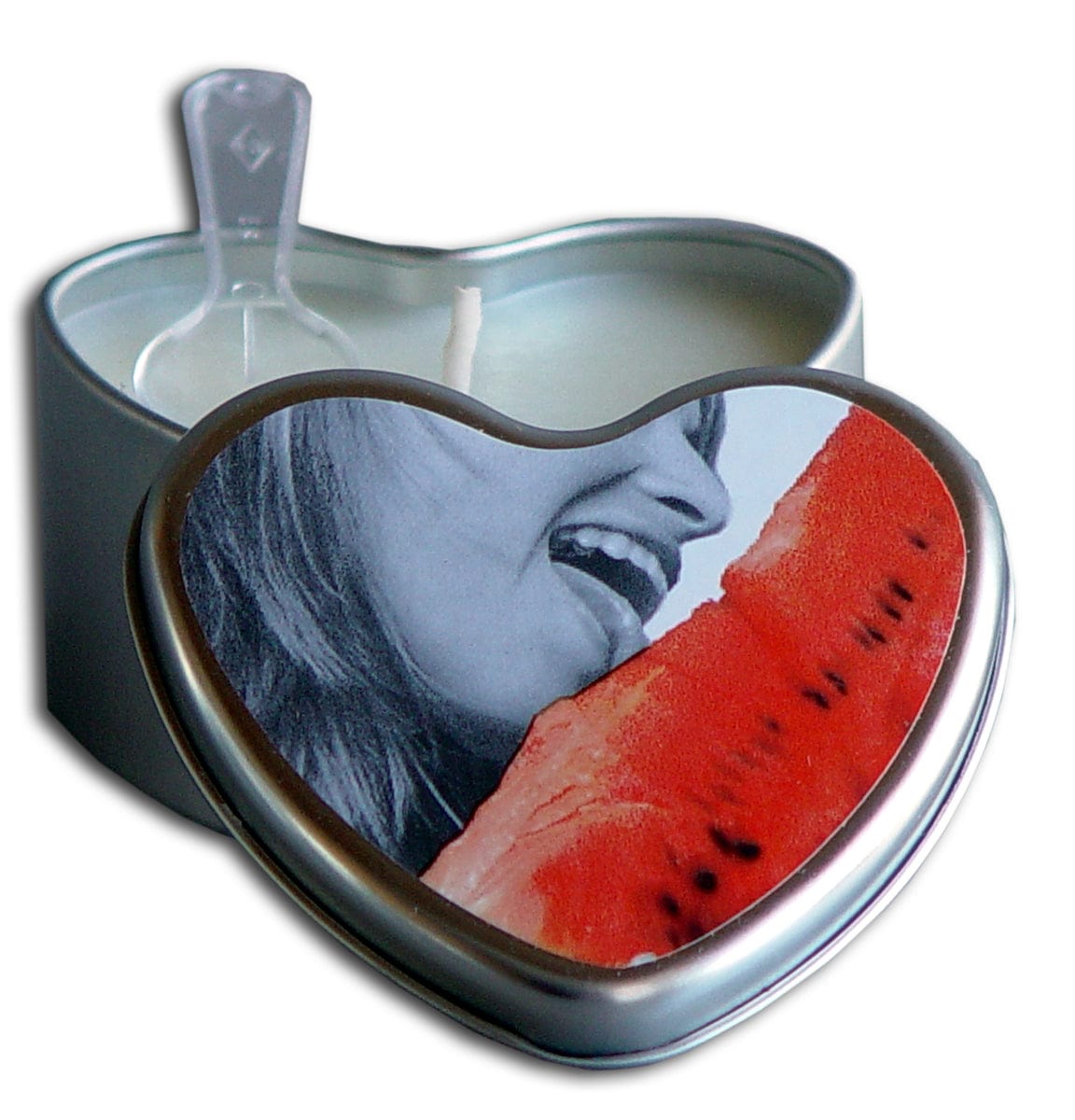 Edible Heart - Shape Massage Candle DISCONTINUED - Sh! Women's Store