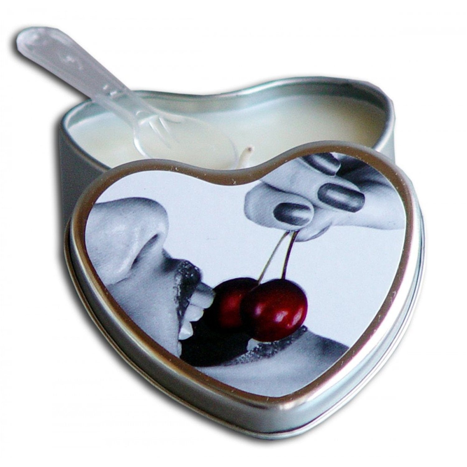Edible Heart - Shape Massage Candle DISCONTINUED - Sh! Women's Store