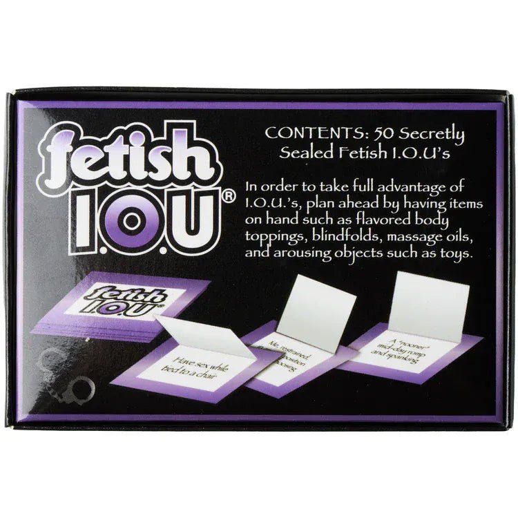Fetish I.O.U. Sex - Sh! Women's Store