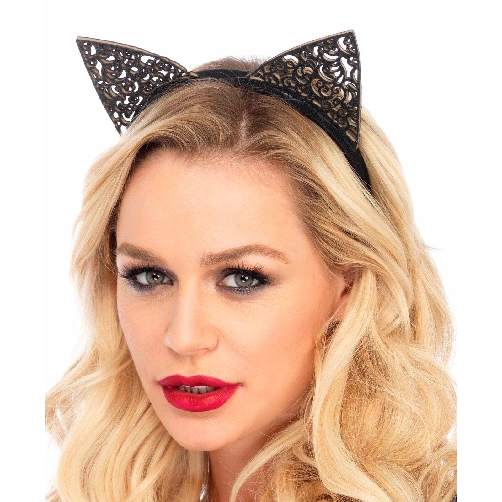 Filigree Lace Cat Ears - Sh! Women's Store