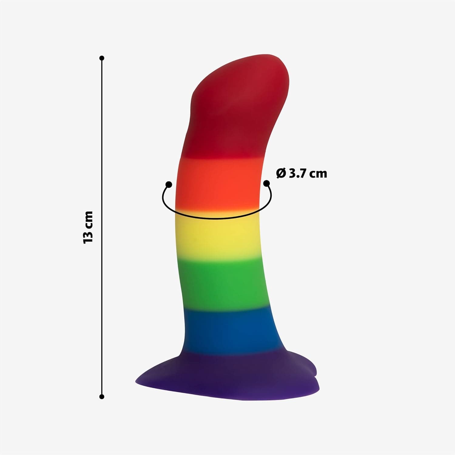 Fun Factory Amor Small Rainbow Dildo - Sh! Women's Store