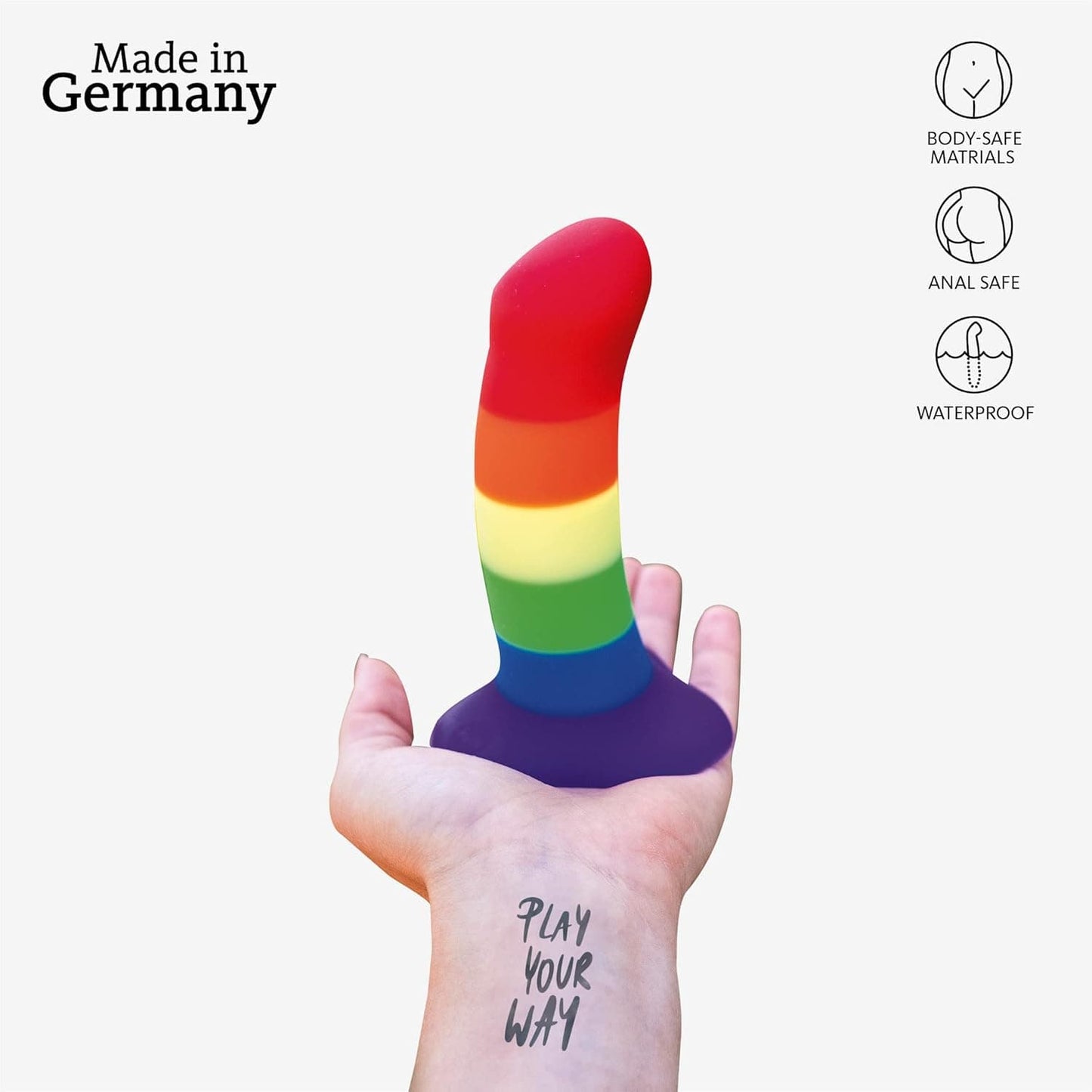 Fun Factory Amor Small Rainbow Dildo - Sh! Women's Store