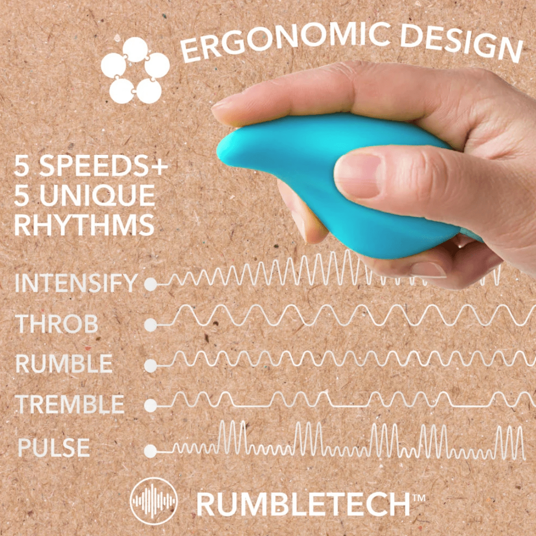 Sh! Women's Store Clitoral Vibrators Gaia Eco Caress Mini Clit Vibrator