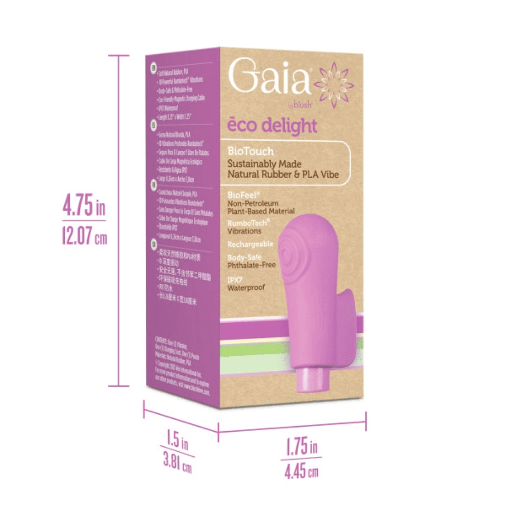 Gaia Eco Delight Biodegradable Finger Vibe - Sh! Women's Store