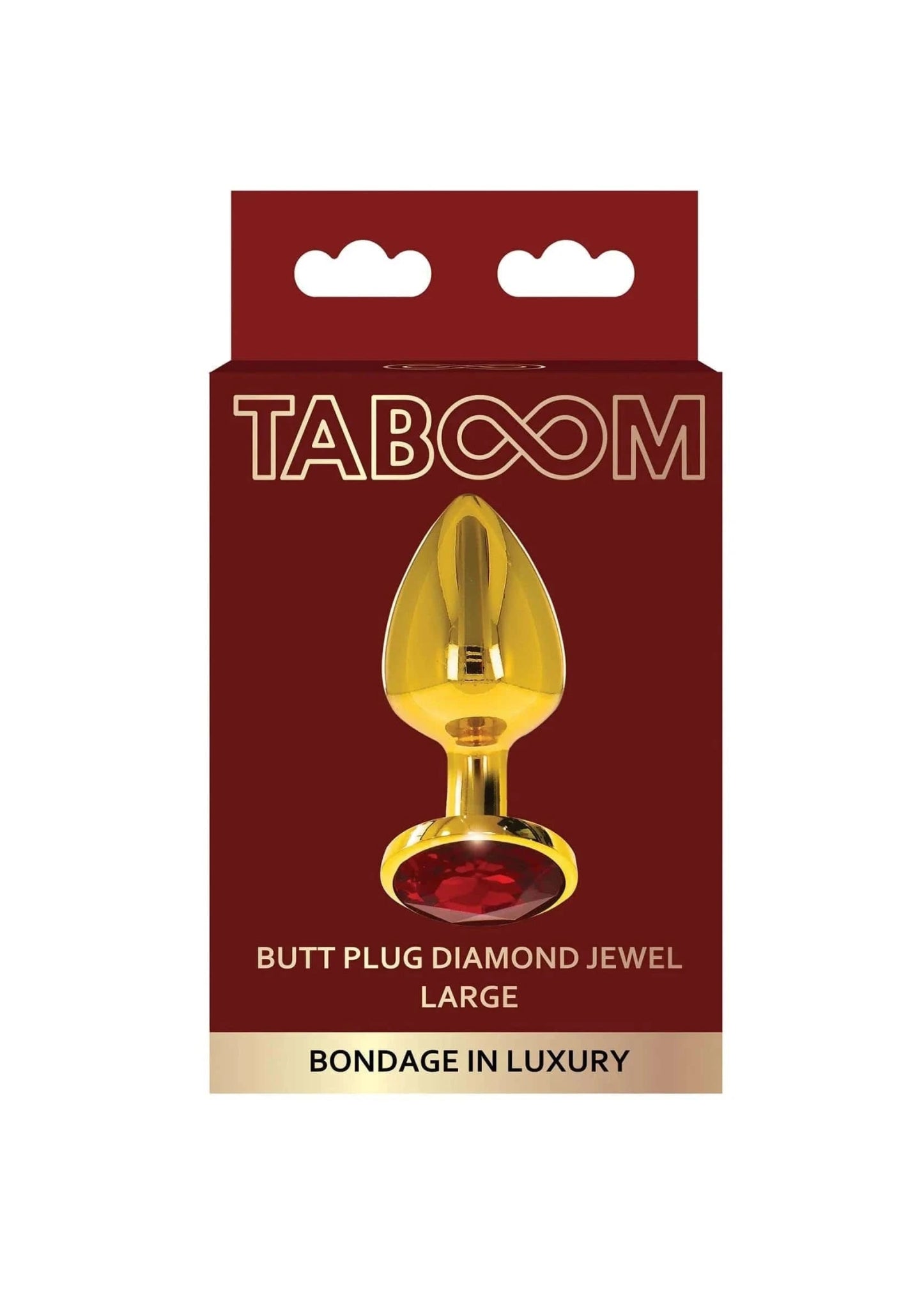 Gold Butt Plug with Jewel Base: 3 Sizes - Sh! Women's Store