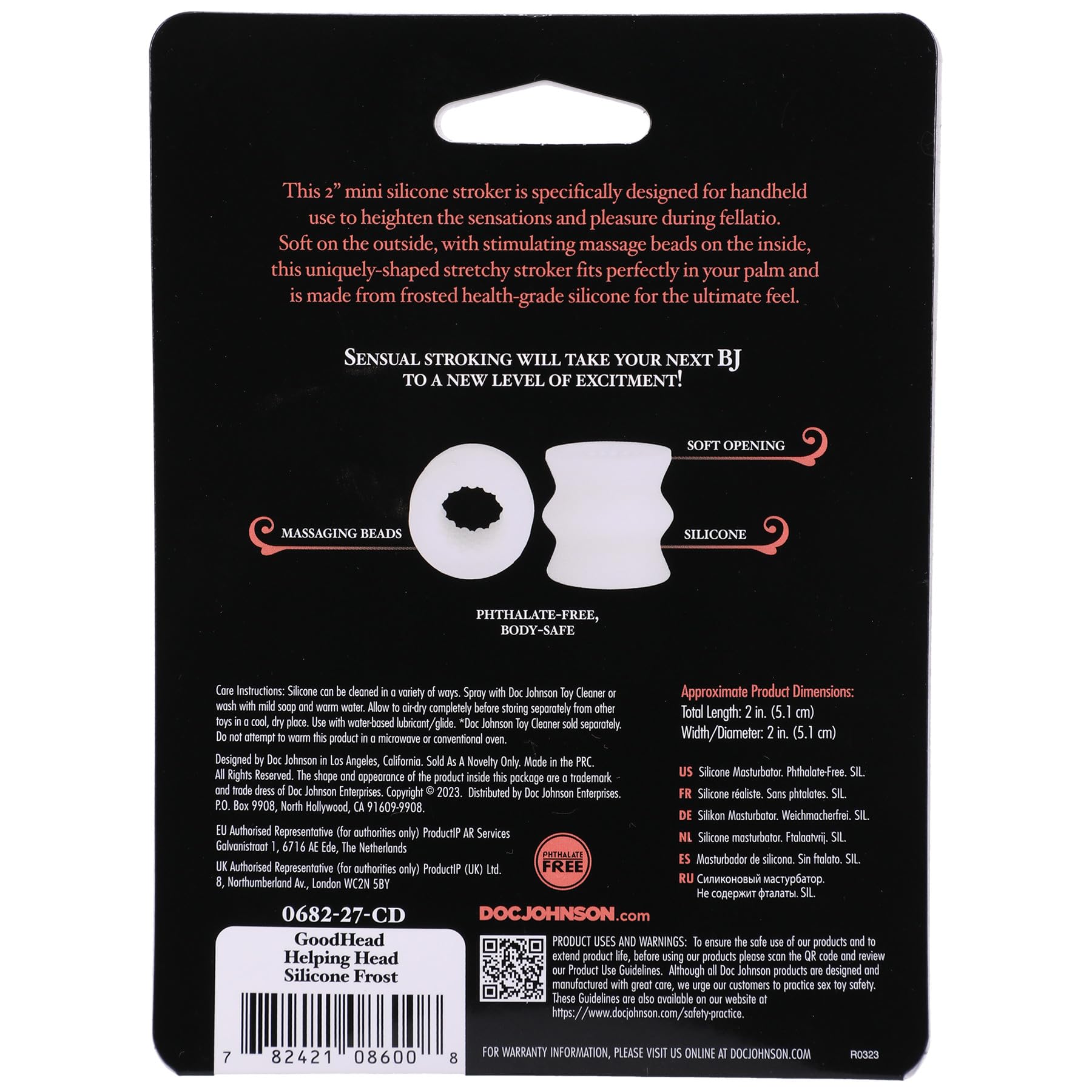 GoodHead Helping Head Silicone Stroker - Sh! Women's Store