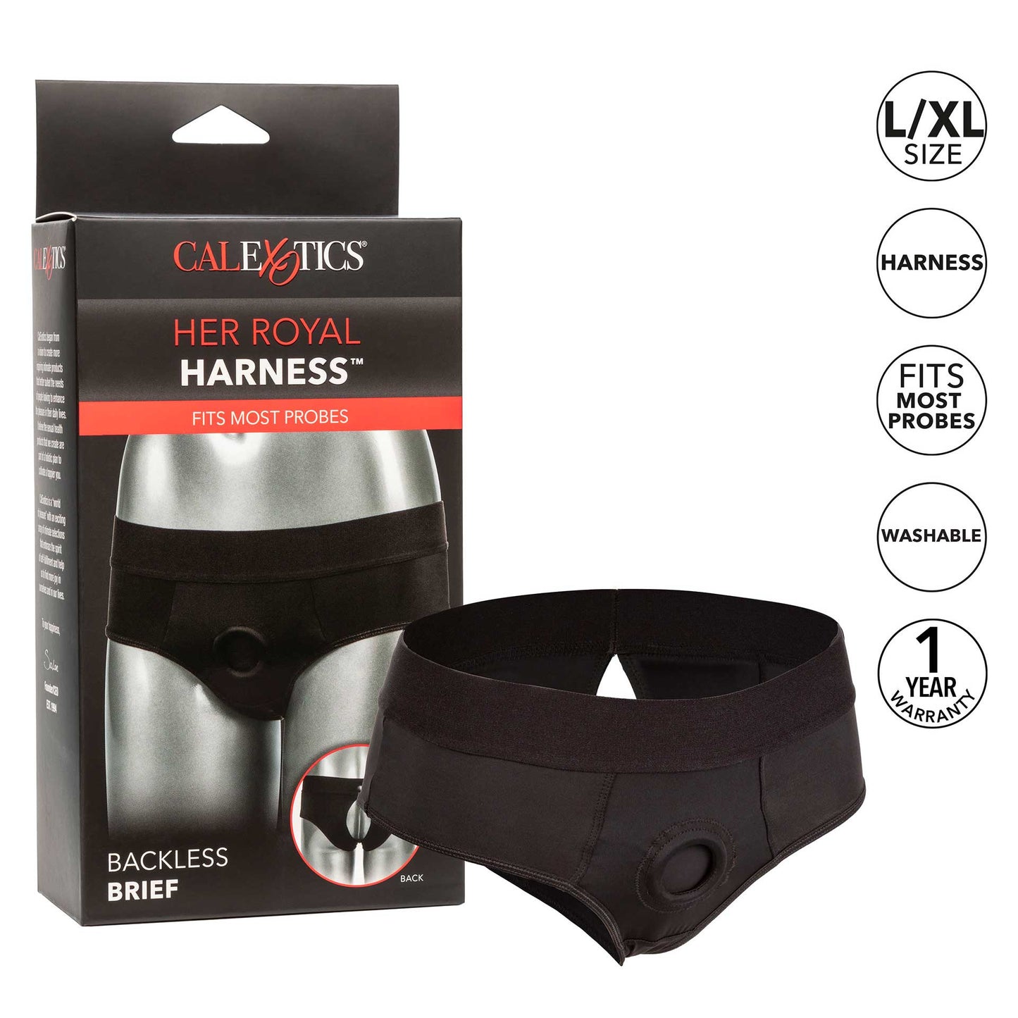 Her Royal Harness Backless Strap - On Brief - Sh! Women's Store