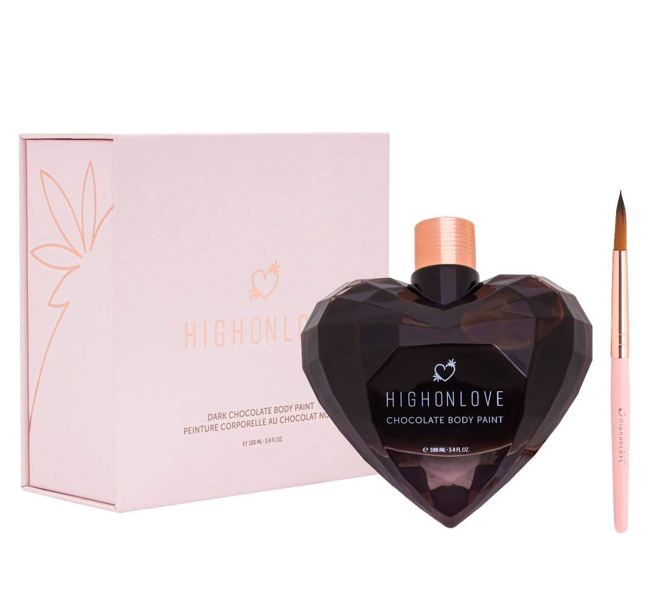High On Love Chocolate Body Paint w - Discontinued - Sh! Women's Store