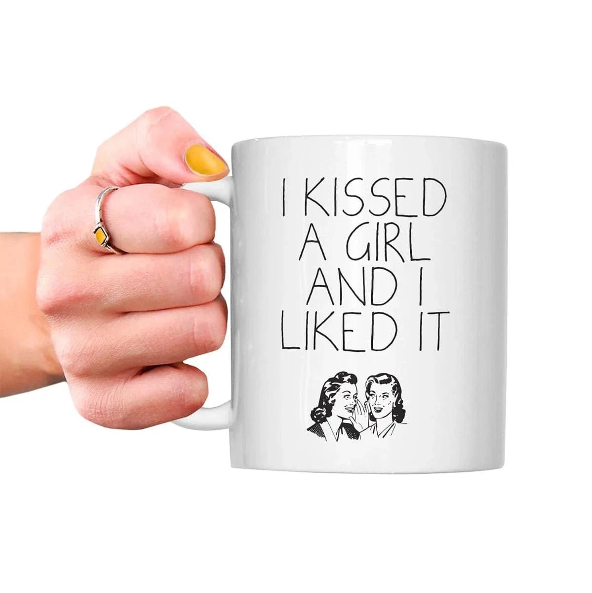 I Kissed a Girl & I Liked it Mug DISCONTINUED - Sh! Women's Store