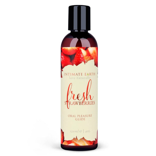 Intimate Organics Flavoured Lube Intimate Earth Fresh Strawberries Natural Glide