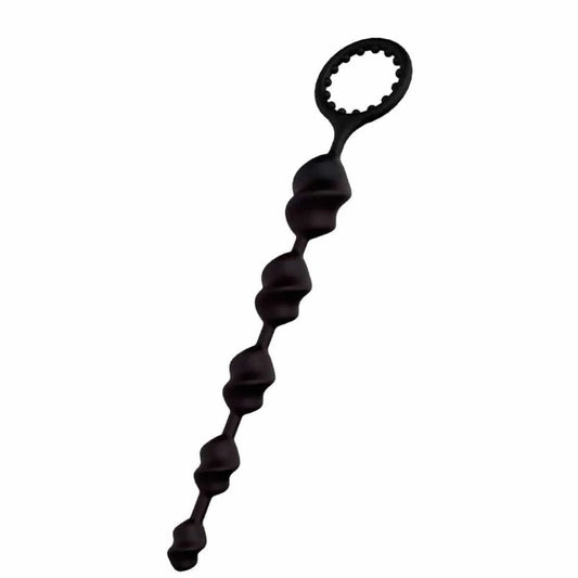 Lala Ribbed Silicone Anal Beads - DISCONTINUED - Sh! Women's Store