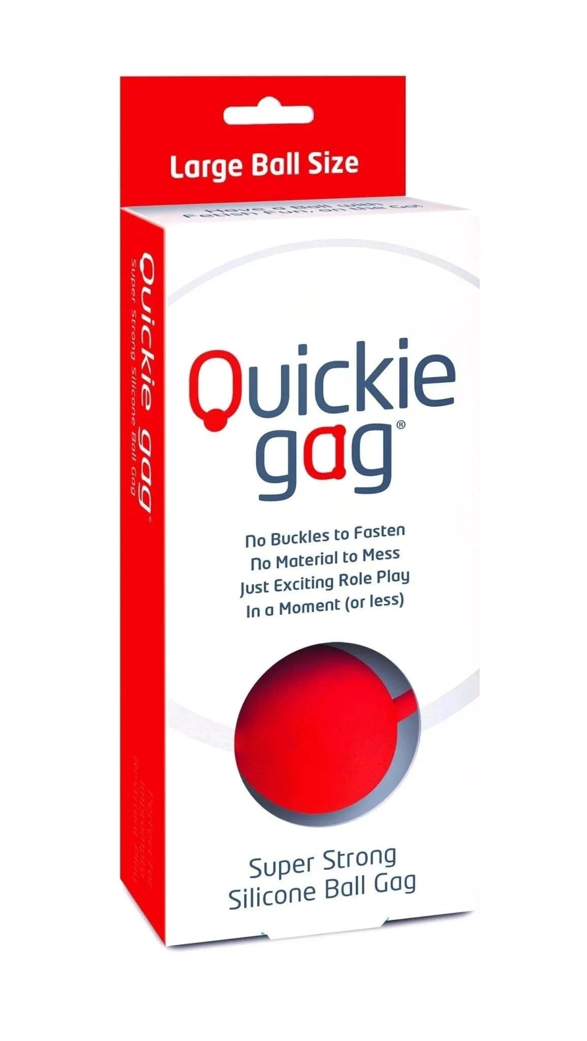 Large Quickie Silicone Ball Gag - Discontinued - Sh! Women's Store