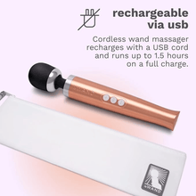 Le Wand Diecast Rechargeable Massager Rose Gold - Sh! Women's Store
