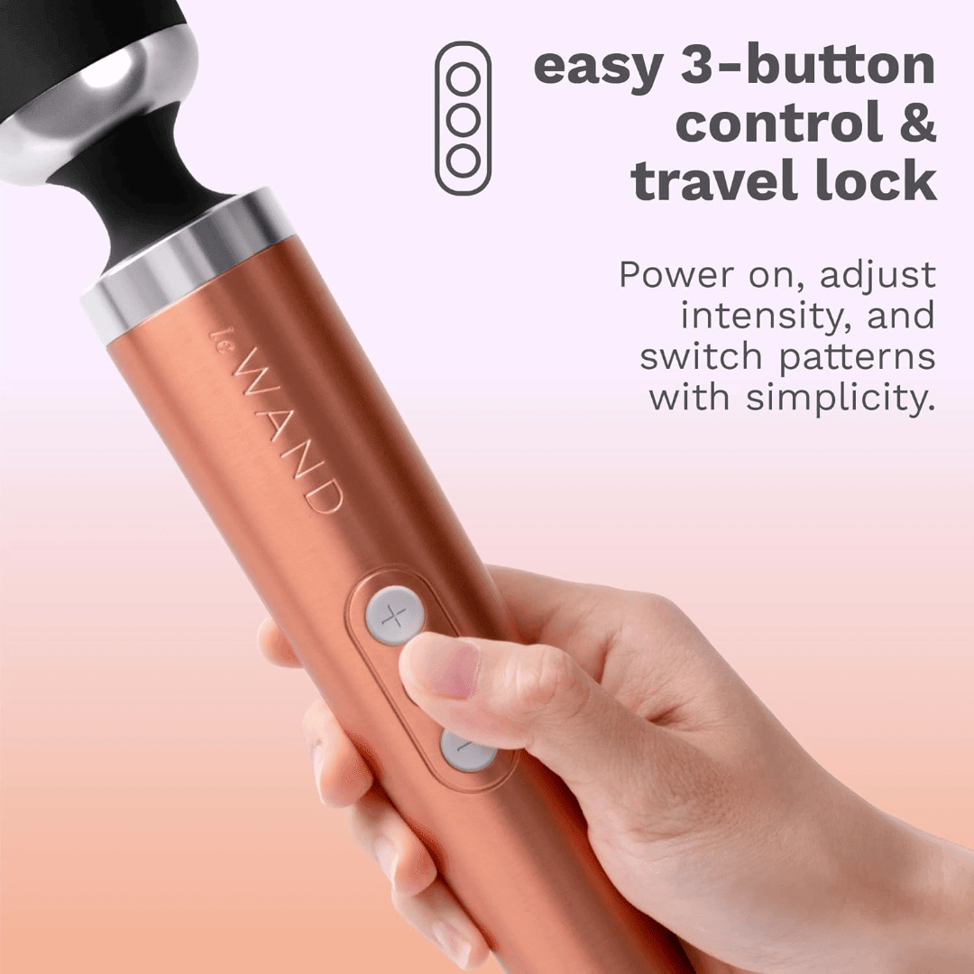Le Wand Diecast Rechargeable Massager Rose Gold - Sh! Women's Store