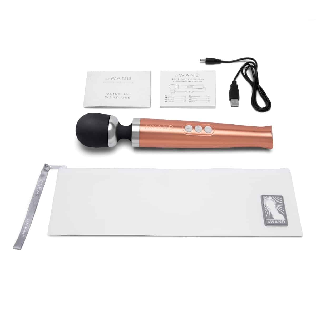 Le Wand Diecast Rechargeable Massager Rose Gold - Sh! Women's Store