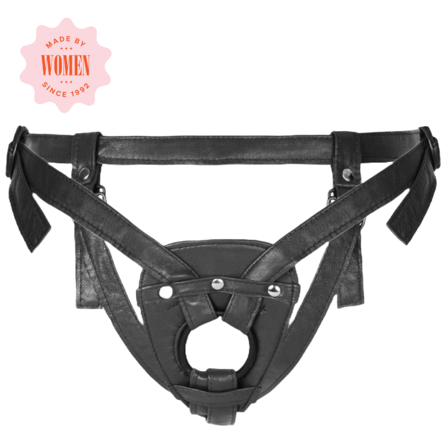 Leather 2 - Strap Dildo Harness - Sh! Women's Store