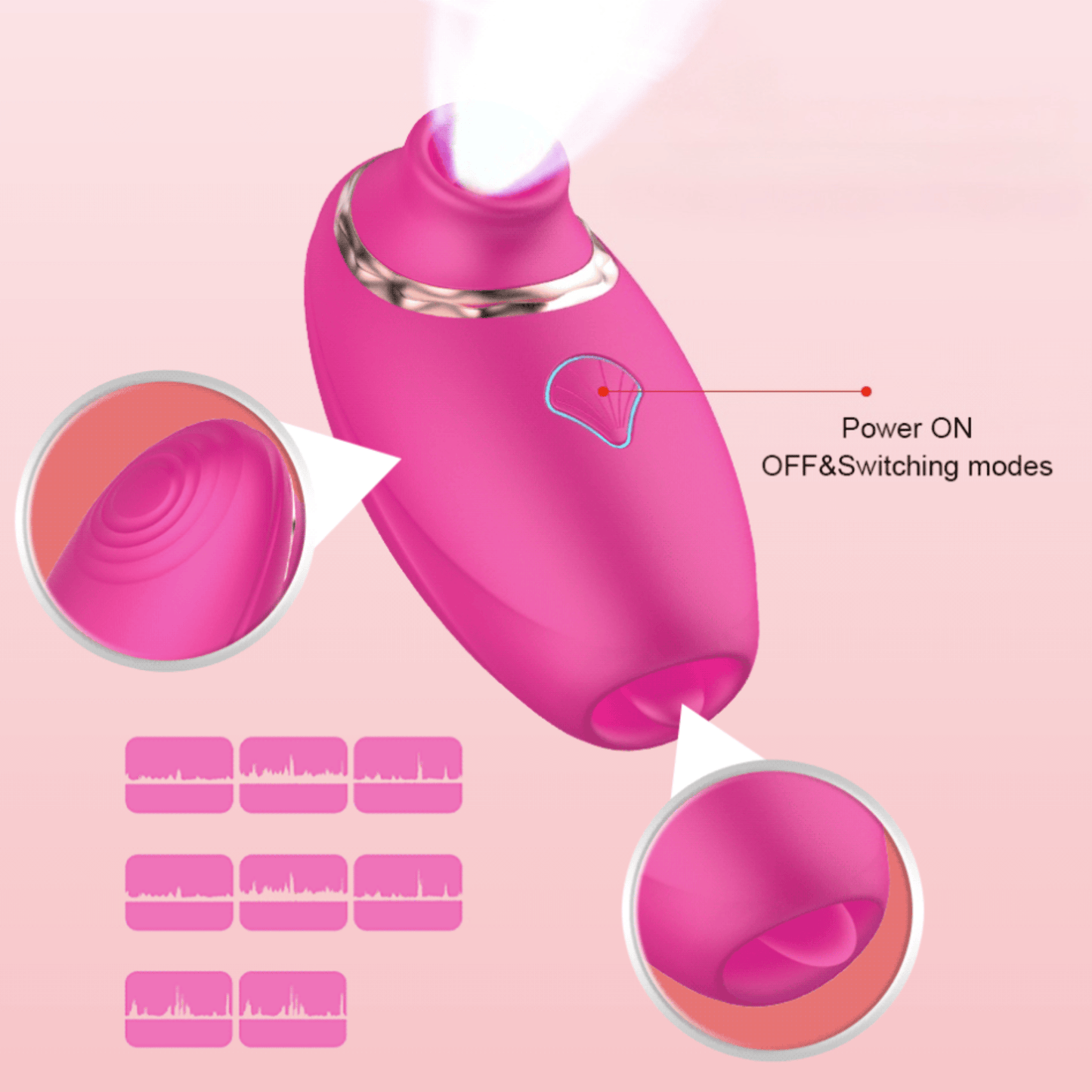 Licking, Sucking & Throbbing Clit Vibe - Sh! Women's Store