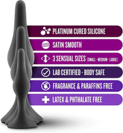 Luxe Beginner Anal Trainer Butt Plug Set - Sh! Women's Store