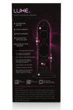 Luxe Touch Sensitive Vibrating Dildo - Sh! Women's Store