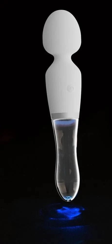 Massage Wand Glass LED Vibrator DISCONTINUED - Sh! Women's Store
