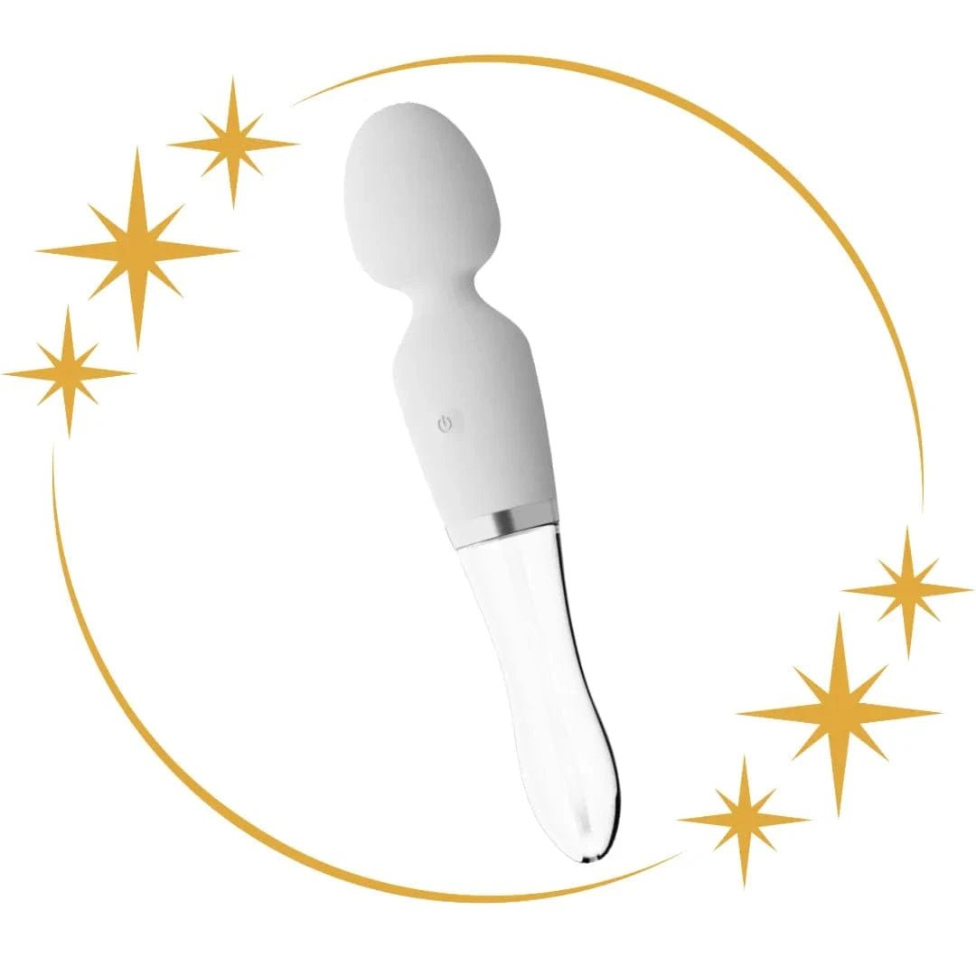 Massage Wand Glass LED Vibrator DISCONTINUED - Sh! Women's Store