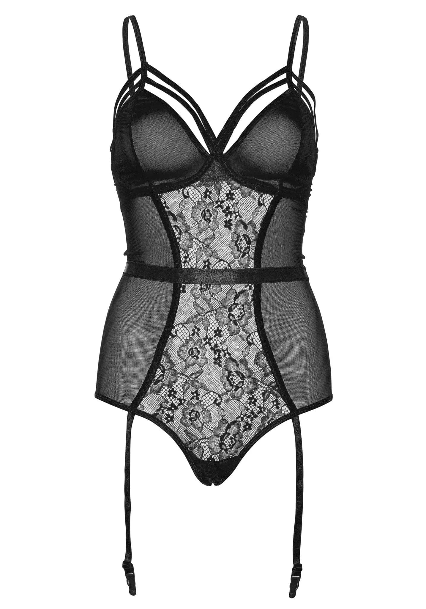 Mesh & Lace Teddy DISCONTINUED - Sh! Women's Store