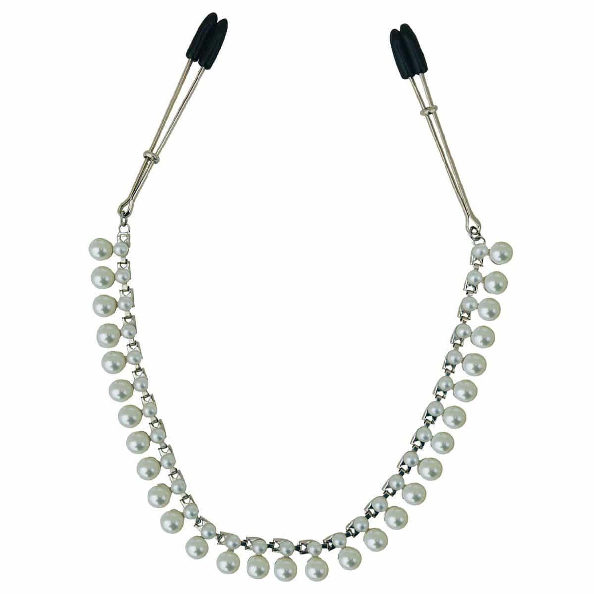 Midnight Pearl Chain Nipple Clamps DISCONTINUED - Sh! Women's Store