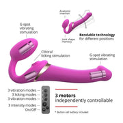 Multi - Orgasm Bendable Pegging Strapless - Sh! Women's Store